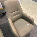 Draai fauteuil Lars, microvezel olijf groen